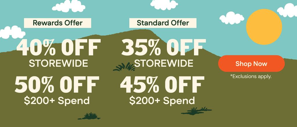 Up to 50% OFF Storewide