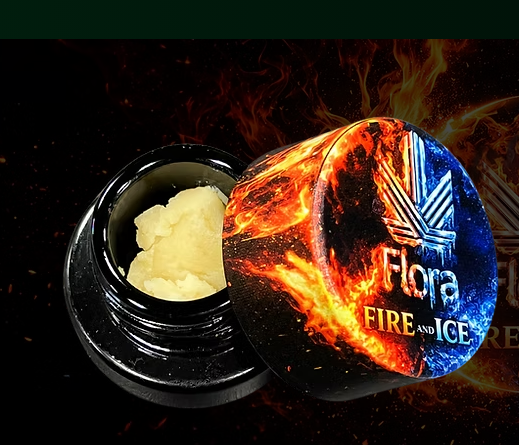 Fire and Ice - Black Cherry Buff Flora
