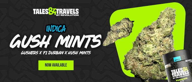 Cannabis Promo, Cannabis Sales, Cannabis Discounts, Cannabis on Sale, Tales & Travels Gush Mints