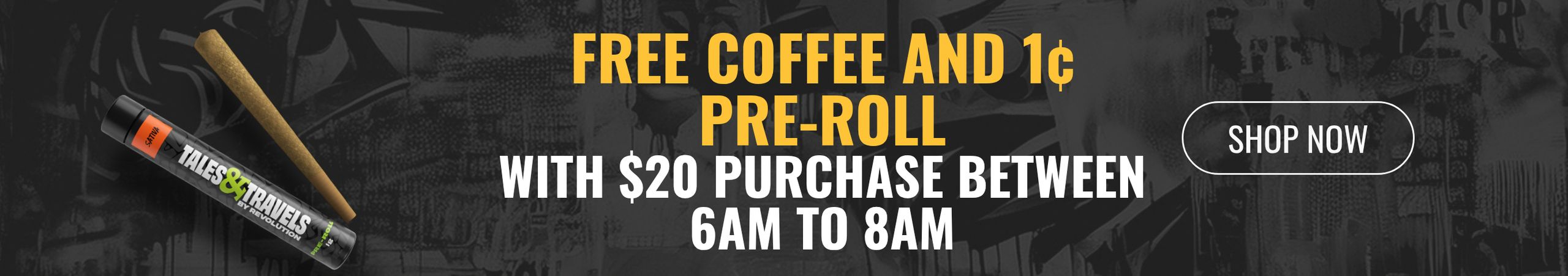 Get a Select Pre-Roll for 1¢ When You Spend $20 Cannabis Promo, Cannabis Sales, Cannabis Discounts, Cannabis on Sale, Get a Select Pre-Roll for 1¢ When You Spend $20