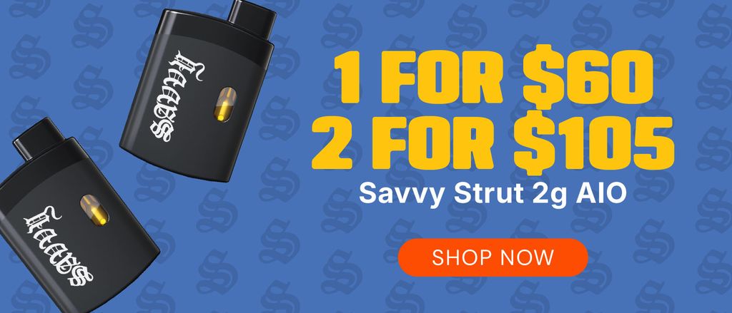 Savvy Strut 2g AIO: 1-for-$60 or 2-for-$105