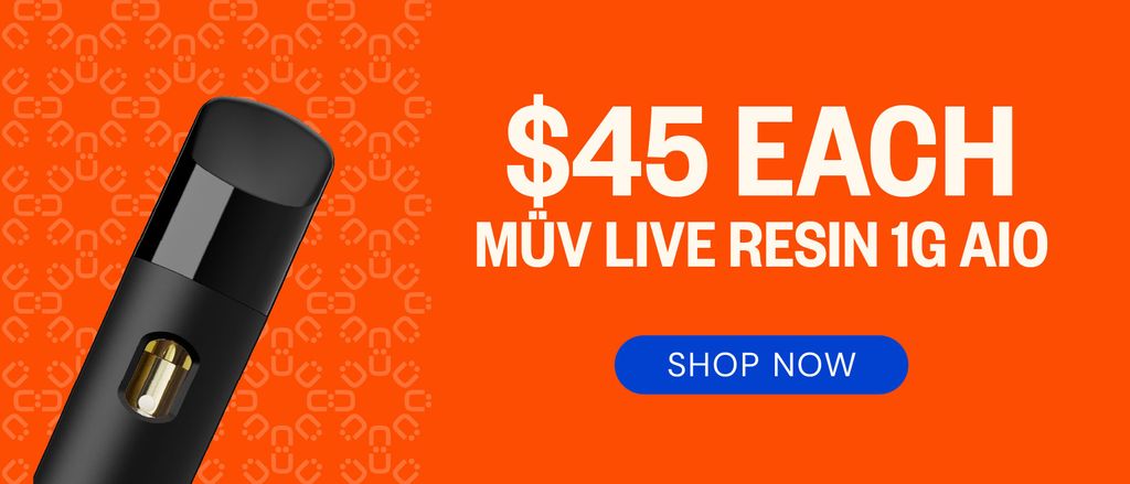 $45 MÜV Live Resin 1g AIO