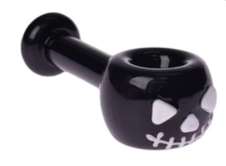 4" Black Pumpkin Spoon