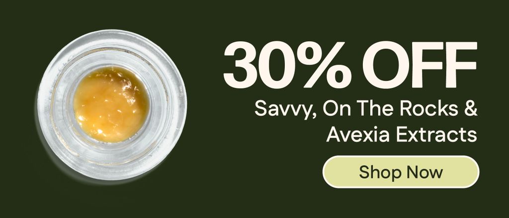 30% Off Savvy, On The Rocks & Avexia Extracts