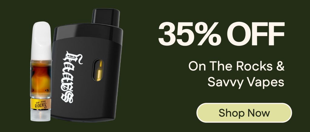35% Off Savvy & On The Rocks Vapes