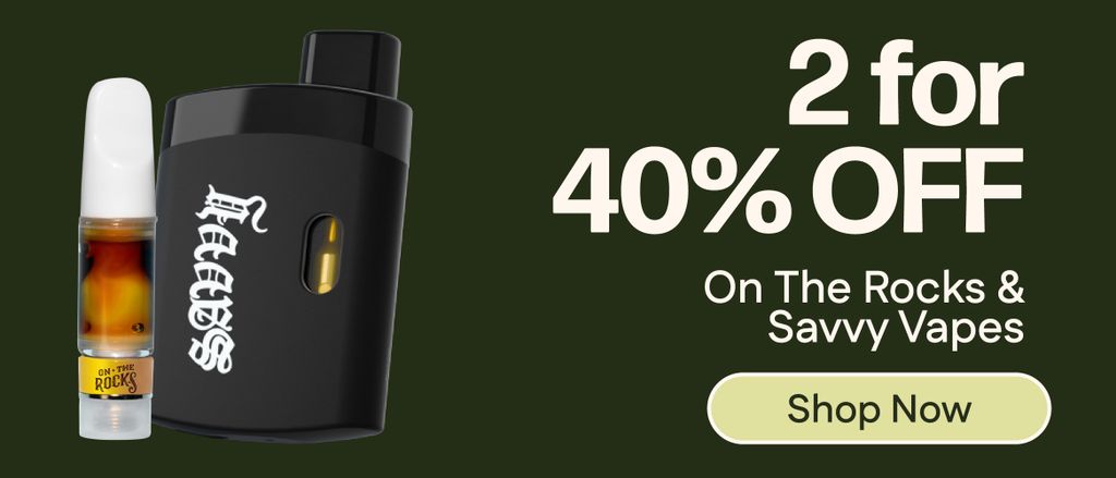 40% Off 2+ Savvy & On The Rocks Vapes