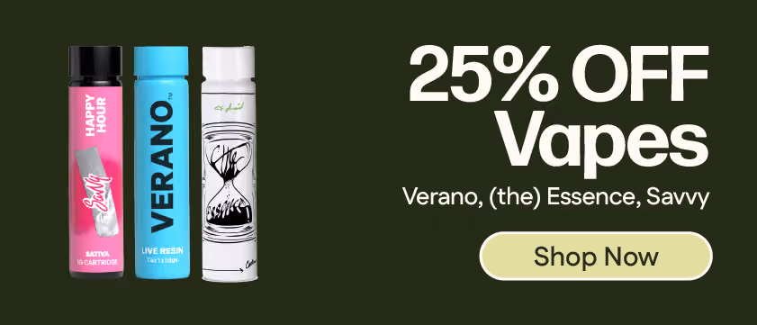 25% OFF Verano, (the) Essence and Savvy Vapes