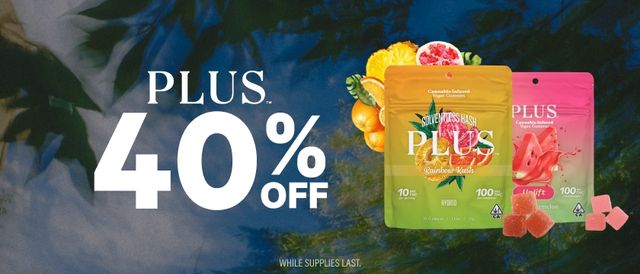 Cannabis Promo, Cannabis Sales, Cannabis Discounts, Cannabis on Sale, MONDAYS: 40% Off Plus Gummies