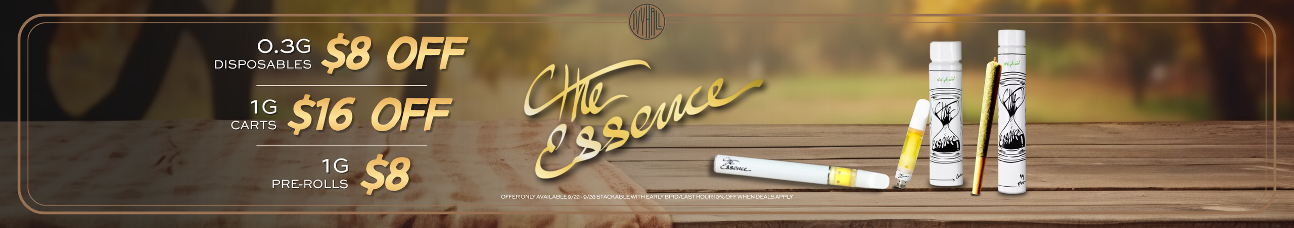 Cannabis Promo, Cannabis Sales, Cannabis Discounts, Cannabis on Sale, (the) Essence Sale