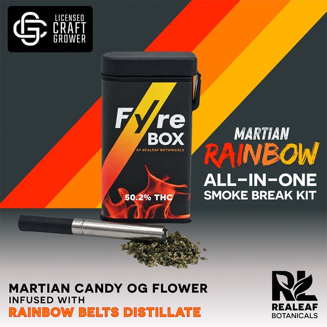 Martian Rainbow Infused Ground Flower Fyre