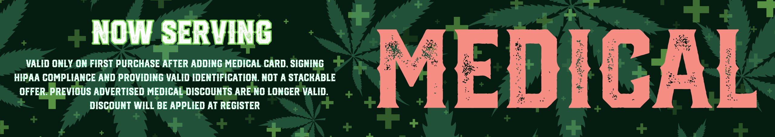 Cannabis Promo, Cannabis Sales, Cannabis Discounts, Cannabis on Sale, Medical Now 
