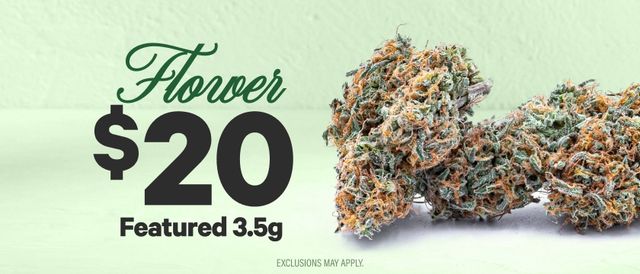 Cannabis Promo, Cannabis Sales, Cannabis Discounts, Cannabis on Sale, $20 Select 3.5G