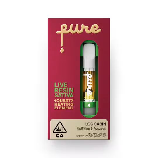 Log Cabin Live Resin Pure Vape