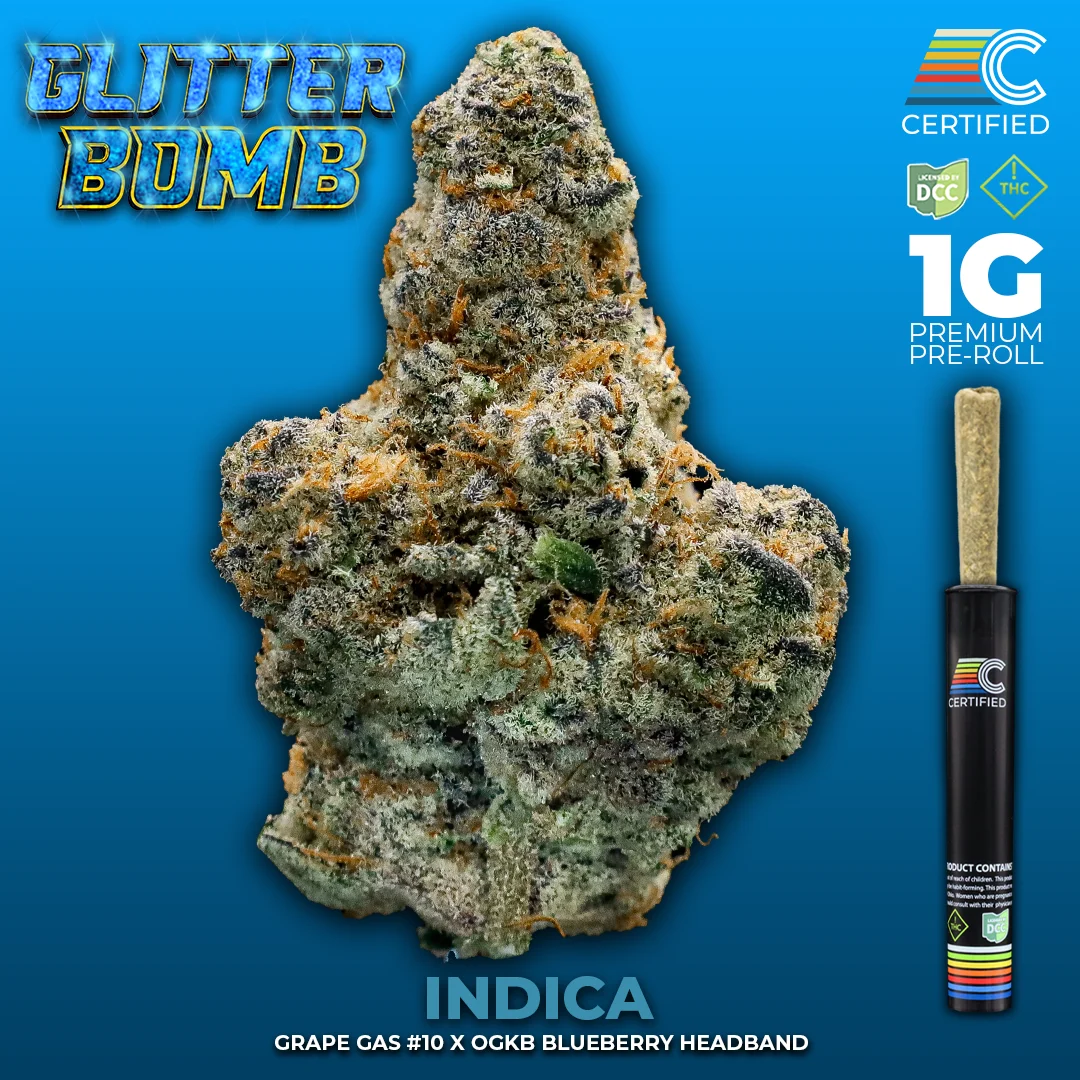 Glitter Bomb, Certified Cultivators