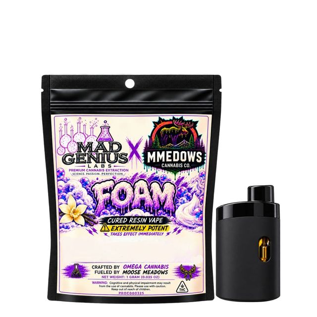 Disposable Vape (Moose Meadow's Collab) | FOAM | Mad Genius