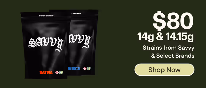 $80 14.15g Flower from Savvy & Select Brands