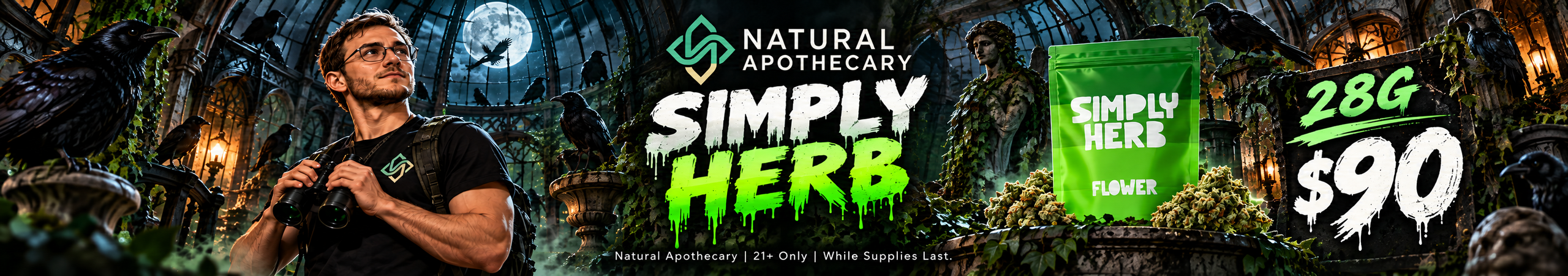 Cannabis Promo, Cannabis Sales, Cannabis Discounts, Cannabis on Sale, Simply Herb 28g for $90!