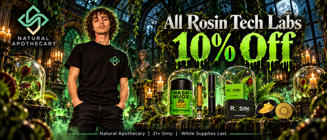 Cannabis Promo, Cannabis Sales, Cannabis Discounts, Cannabis on Sale, All Rosin Tech 10% Off!