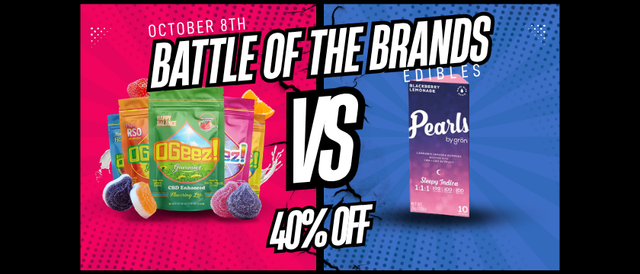 Cannabis Promo, Cannabis Sales, Cannabis Discounts, Cannabis on Sale, Gron v. Ogeez - 40% Off Edibles