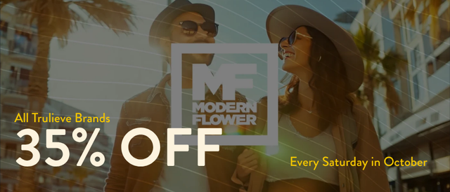Cannabis Promo, Cannabis Sales, Cannabis Discounts, Cannabis on Sale, 35% Off Trulieve Brands