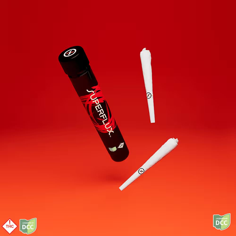 Superflux Zowahh Infused Pre-Roll Multipack, 1g, 2pk
