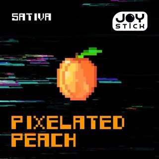Pixelated Peach Joystick by Garden Green