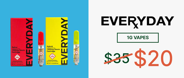 Cannabis Promo, Cannabis Sales, Cannabis Discounts, Cannabis on Sale, $20 Everyday 1G - TODAY ONLY!