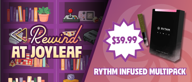 Cannabis Promo, Cannabis Sales, Cannabis Discounts, Cannabis on Sale, $39.99 Rythm Infused Multipack Pre-Rolls