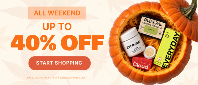 Cannabis Promo, Cannabis Sales, Cannabis Discounts, Cannabis on Sale, 40% Off Select Products! 🍁