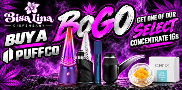 Cannabis Promo, Cannabis Sales, Cannabis Discounts, Cannabis on Sale, Concentrate BOGO