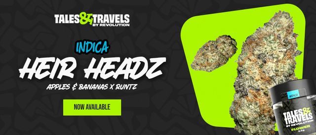 Cannabis Promo, Cannabis Sales, Cannabis Discounts, Cannabis on Sale, Tales & Travels Heir Headz