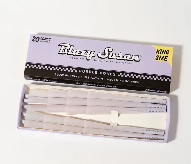 Purple Paper Cones King Size Blazy Susan