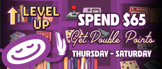 Cannabis Promo, Cannabis Sales, Cannabis Discounts, Cannabis on Sale, Spend $65+, Get 2X Points