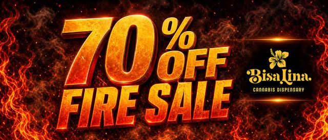 Cannabis Promo, Cannabis Sales, Cannabis Discounts, Cannabis on Sale, Fire Sale - 70% off🔥