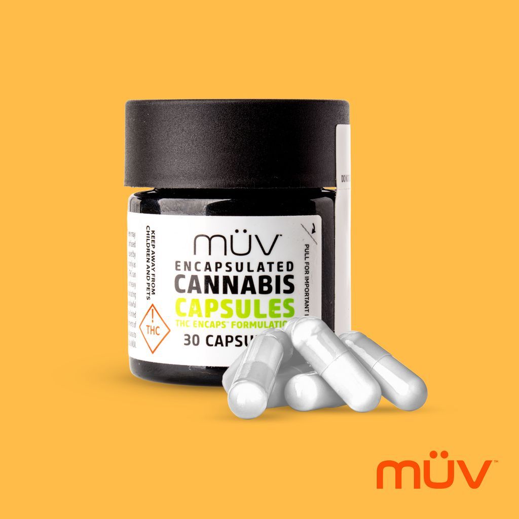 MÜV THC Fast Acting Capsules Capsules Oral Product, 300mg , 30-Pack