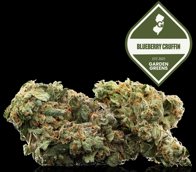 Blueberry Cruffin | 14g Mixed Nugs Garden Greens
