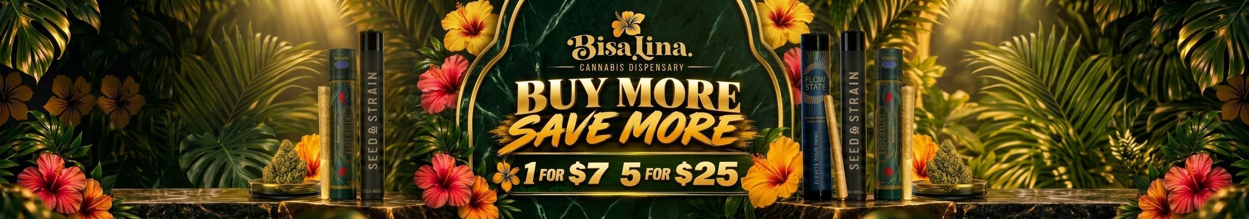 Cannabis Promo, Cannabis Sales, Cannabis Discounts, Cannabis on Sale, Buy More Save More - Mix and Match Pre-Rolls