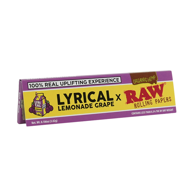 Organic Hemp Papers Lyrical Lemonade Grape x Raw
