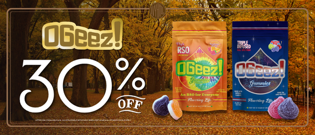 Cannabis Promo, Cannabis Sales, Cannabis Discounts, Cannabis on Sale, Ogeez 30% Off!