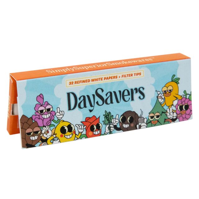 1/4 + Tips Refined Rolling Papers Daysavers