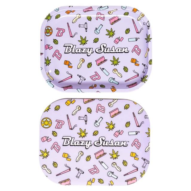 Rolling Tray w Lid Small Blazy Susan