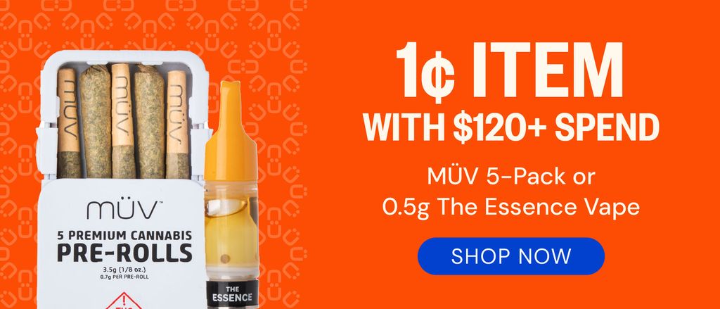 $0.01 MÜV 5-Pack or The Essence 1g Vape with $120+ Spend