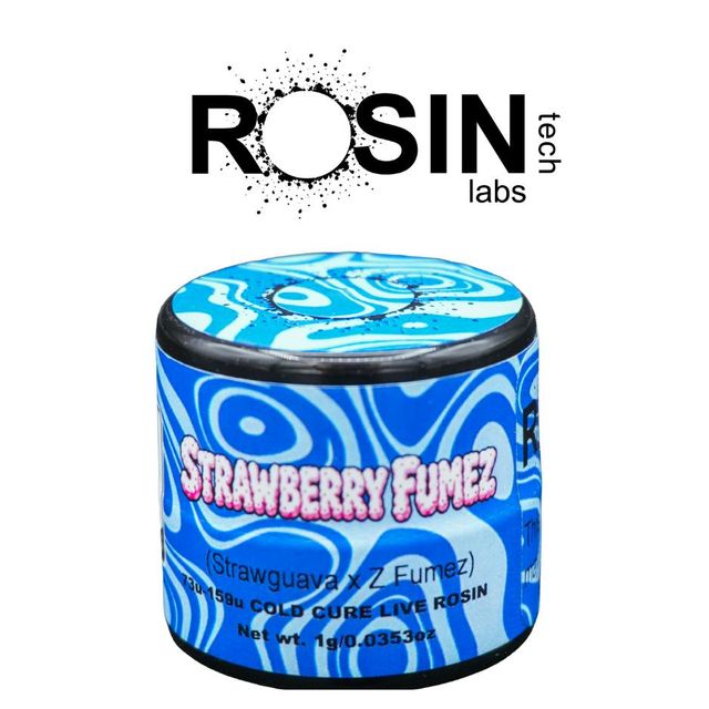 Green Label Strawberry Fumez Rosin Tech Labs
