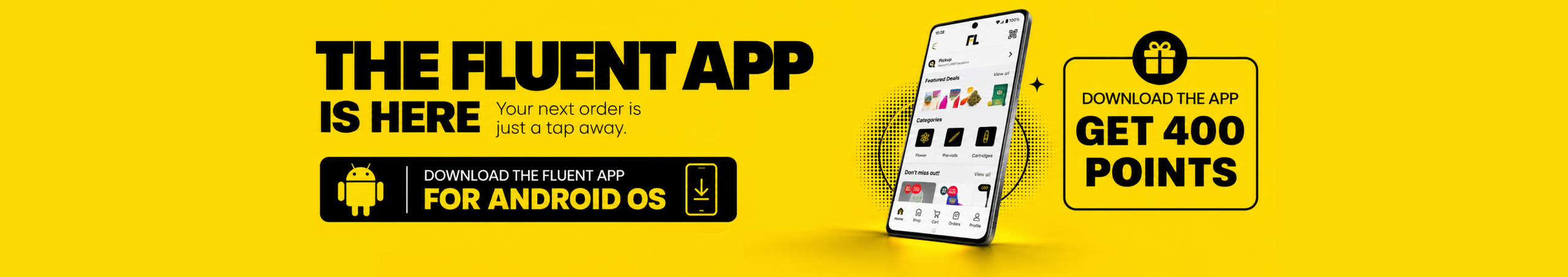 Cannabis Promo, Cannabis Sales, Cannabis Discounts, Cannabis on Sale, PWA for Android