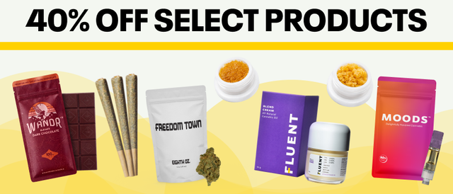Cannabis Promo, Cannabis Sales, Cannabis Discounts, Cannabis on Sale, 40% Off | Daily Deal