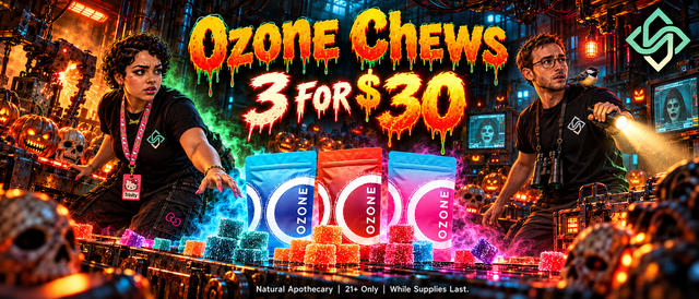 Cannabis Promo, Cannabis Sales, Cannabis Discounts, Cannabis on Sale, Ozone Chews 3 for $30!