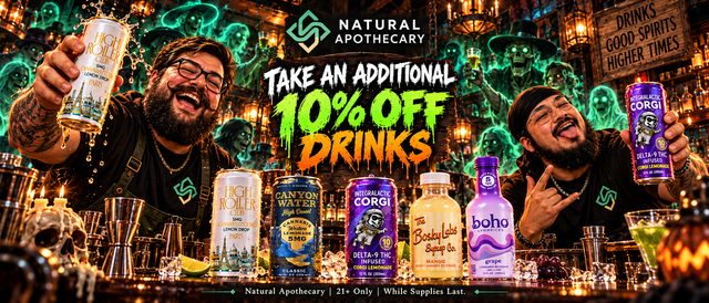 Cannabis Promo, Cannabis Sales, Cannabis Discounts, Cannabis on Sale, Additional 10% Off Drinks/Shots!