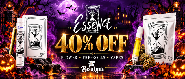Cannabis Promo, Cannabis Sales, Cannabis Discounts, Cannabis on Sale, 40% off The Essence