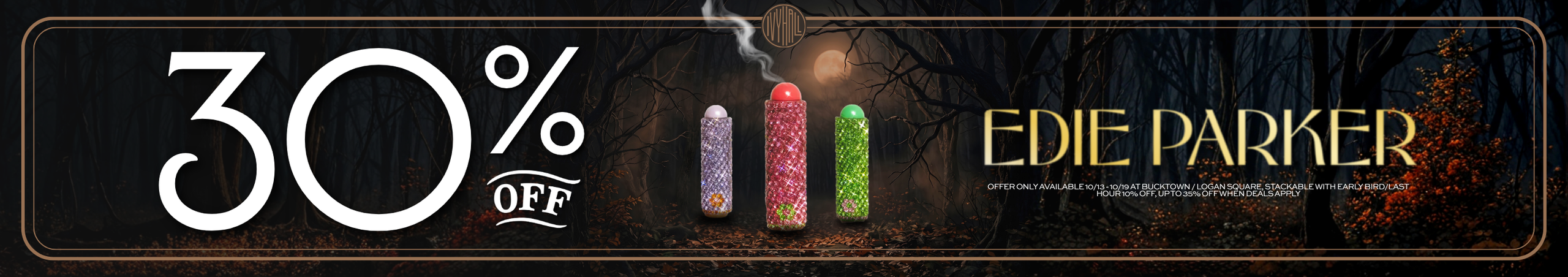 Cannabis Promo, Cannabis Sales, Cannabis Discounts, Cannabis on Sale, Edie Parker Vapes 30% Off!