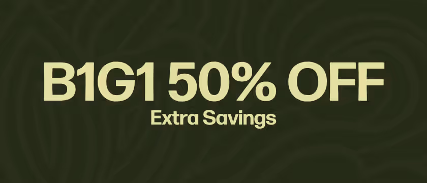 Extra Savings - B1G1 50% OFF